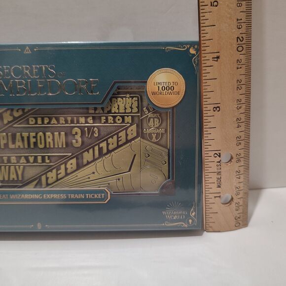 Fantastic Beasts The Secrets Of Dumbledore Great Wizarding Express Ticket - Picture 5 of 5